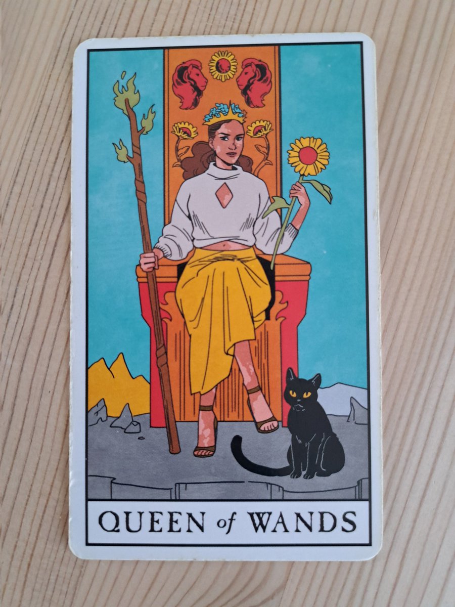 Laurajk32's tweet image. Today's card is Queen of Wands

Keeping on top of everything should never be at the cost of our health. 

#delegate #balance 

#tarot #tarotmessage #LauraJK32