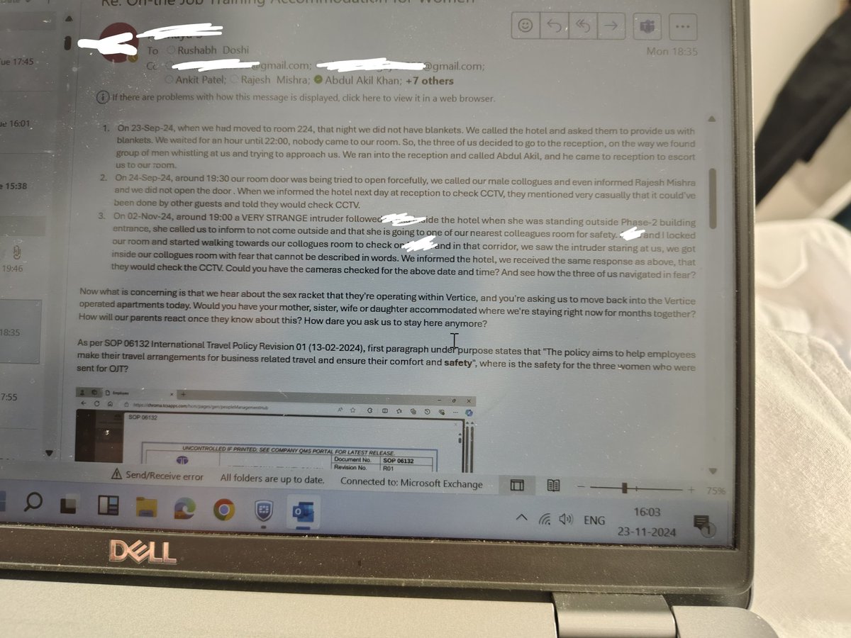 AviatorNitesh's tweet photo. @subhi_karma One more organisation is there (TASL) Tata An**  se* Limited which forced there staff to stay at randi khana in abroad. Coz no indians can question them there if you raise your voice you will be threatened for you job. 
See attachment. https://t.co/DTHvemAlU2