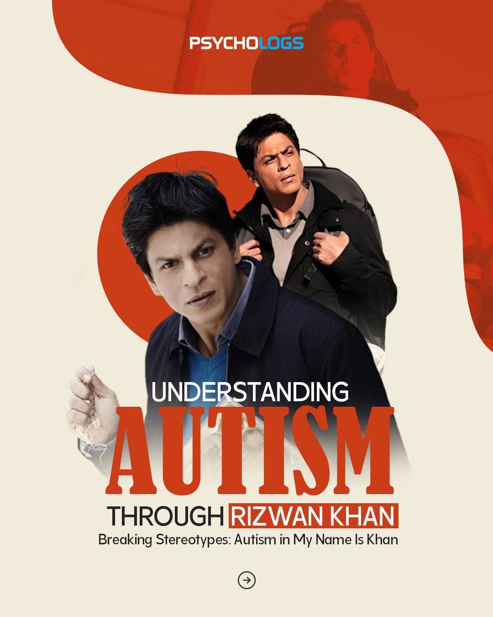 PsychologsIndia's tweet image. My Name Is Khan reminds us that autism is not something to be “fixed,” but something to be understood. Through Rizwan’s journey, we see honesty, empathy, and strength beyond stereotypes.

#AutismAwareness #Neurodiversity #MyNameIsKhan #BreakTheStigma #MentalHealthMatters