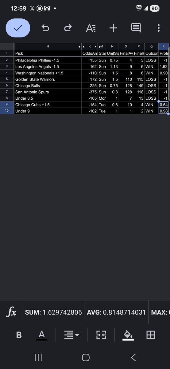 SharpSqueeze's tweet photo. Perfect day. 2-0 for 1.6u. That was actually the first winning Totals pick of the season. NBA picks will be few and far between due to books being tighter during playoffs. MLB will carry until WNBA kicks off https://t.co/KOdxZeO7hW