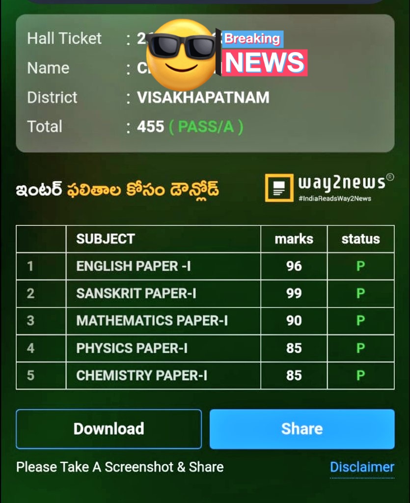 Srhsivaram's tweet photo. Finally passed 🔥💪
రెండు సంవత్సరాల కష్టం
#Apinterresults https://t.co/9tWM3cm0fi