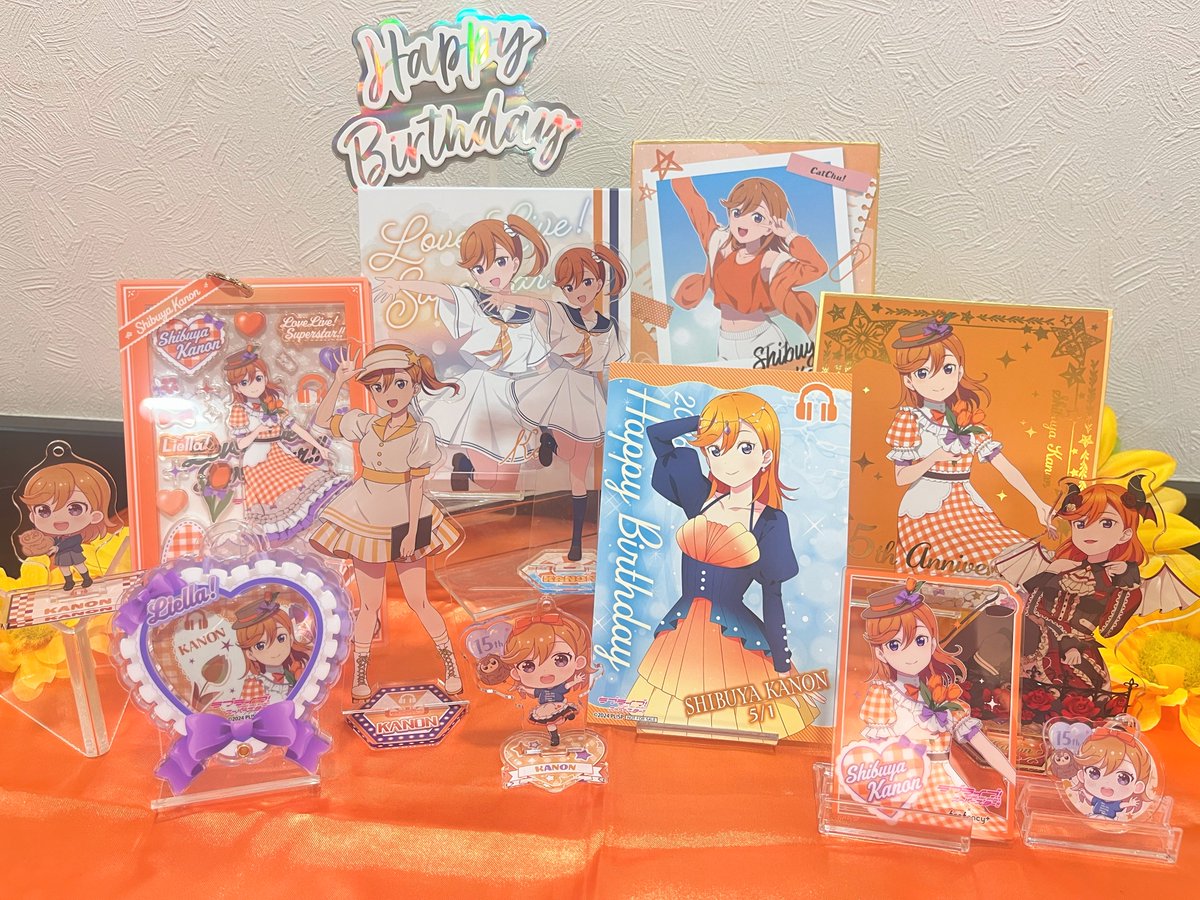 私はLiella!の澁谷かのん 毎日楽しく歌ってます！/ 本日5月1日は