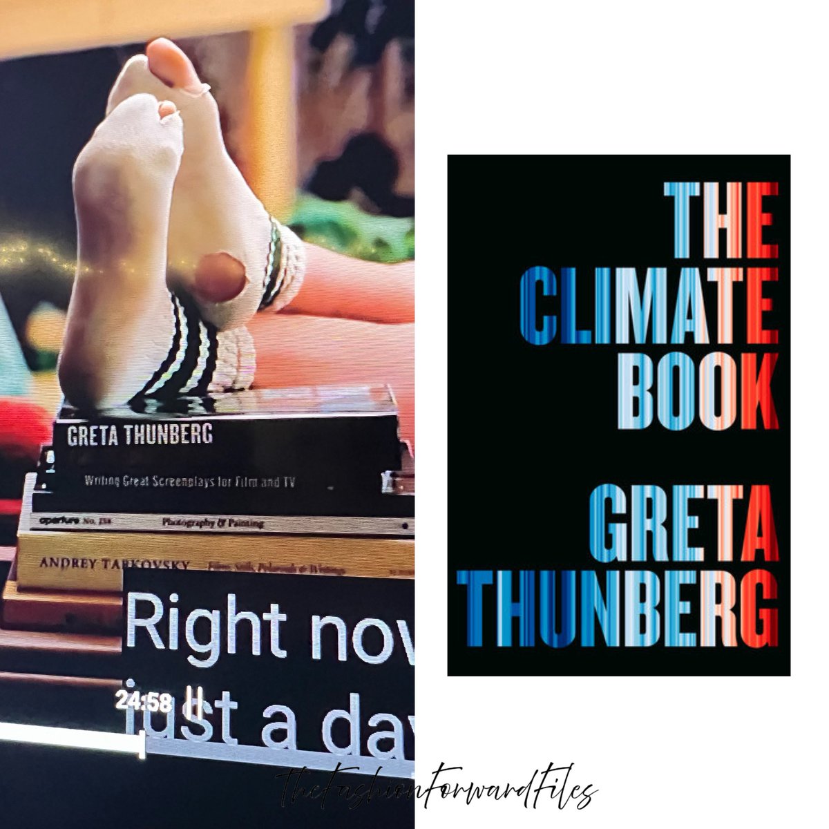 FashFwrdFiles's tweet photo. In Euphoria season 3, Lexi Howard has a The Climate Book by Greta Thunberg book.
#lexihoward #euphoria #gretathunberg #euphoriahbo #euphoriaedit https://t.co/TWhQWdMdW0