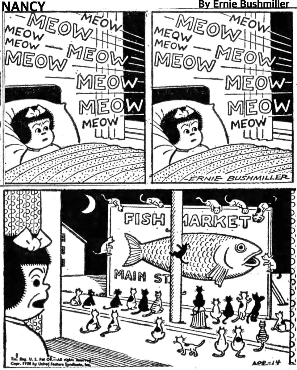 Nancy Comics by Ernie Bushmiller tweet media