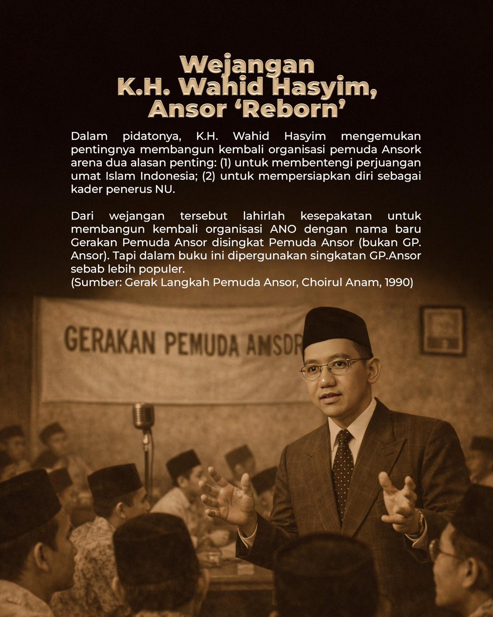 Official_Ansor's tweet photo. Di meja kopi tak sekadar ruang jeda, tapi di tempat ini kita bisa merumuskan berbagai pijakan (organisasi) untuk melompat lebih tinggi. Setidaknya, itu yang pernah dialami Ansor dalam sejarah panjang organisasi kepemudaan ini berdiri. 

Reuni, ngopi, Ansor “Reborn��!! https://t.co/Jr4bKQAVYH