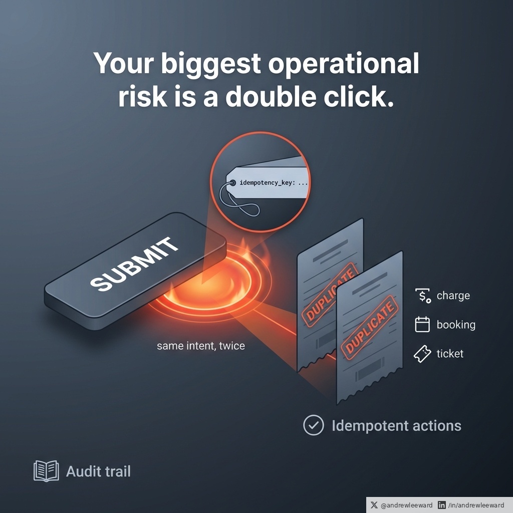 Your biggest operational risk is a double click.

I spotted a tiny line in the Readwise changelog: they fixed a bug where quickly double-tapping the signup/login button could trigger an error page instead of ignoring the duplicate tap.

That sounds like minor UX polish. It isn’t.