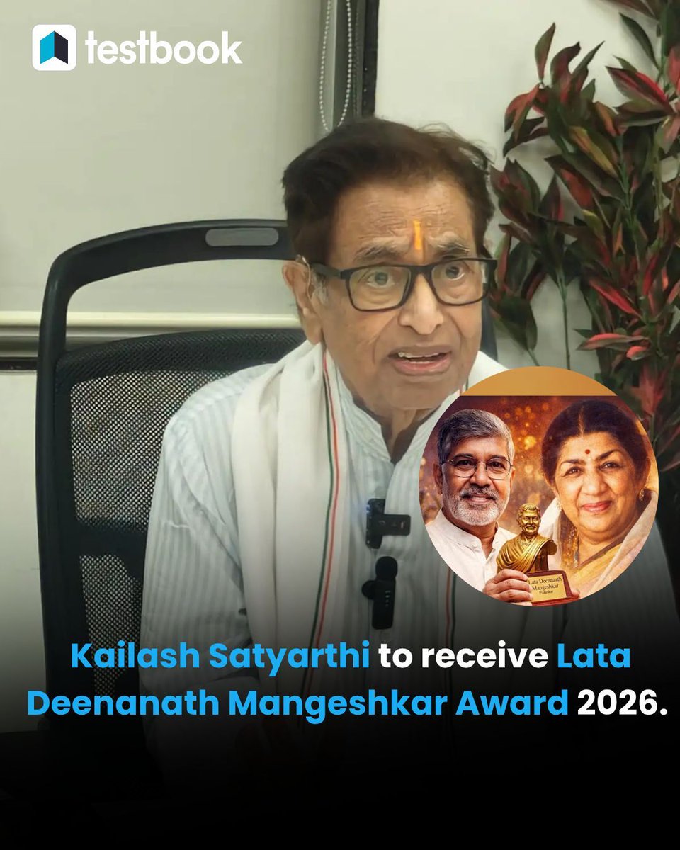 Testbook_CA's tweet image. Top 3 Morning Headlines of the Day – Must-Know for Government Exam Aspirants! 
.
. 
.
.
#trendingnews #newsupdate #Currentaffairs #Testbook #2026
[Govt. Exams, 2026, Knowledge&amp;amp;facts, Lata Deenanath Mangeshkar, Arogya Van, Arogya Van]