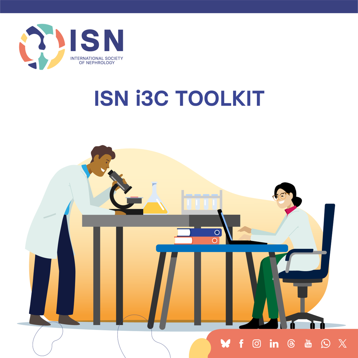 ISNkidneycare's tweet photo. 🚨 New from ISN, presented at WCN'26: the i3C #CKDu Toolkit
Designed to support stronger, more consistent & community-centered research on CKDu worldwide 🌍
✔️ Harmonized methods
✔️ Practical guidance
✔️ Focus on equity & collaboration
🔗 https://t.co/ue0YERxmh4
#ThisIsISN #ISNWCN #KidneyHealth #CKDu #KidneyHealthMatters @eranga_wije @GabyNeph