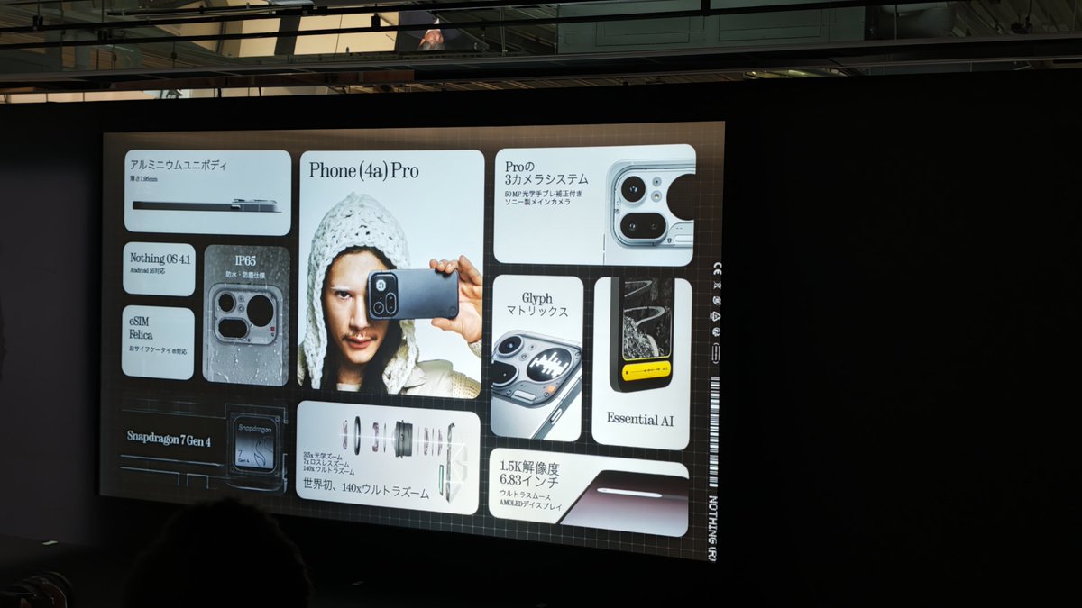 papa_hitorigoto's tweet photo. 【速報】
Nothing Phone (4a)、Phone (4a) Proのサマリーと価格と発売日はこちら！
@NothingJapan #Phone4a #Phone4aPro https://t.co/lW7n2uThJM