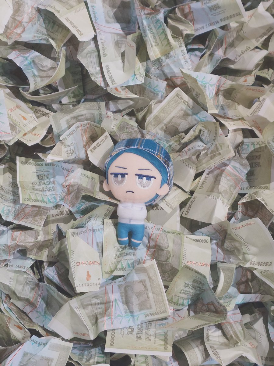 #ぬいお出かけ撮影センター
山田、ジンバブエドル風呂だよ