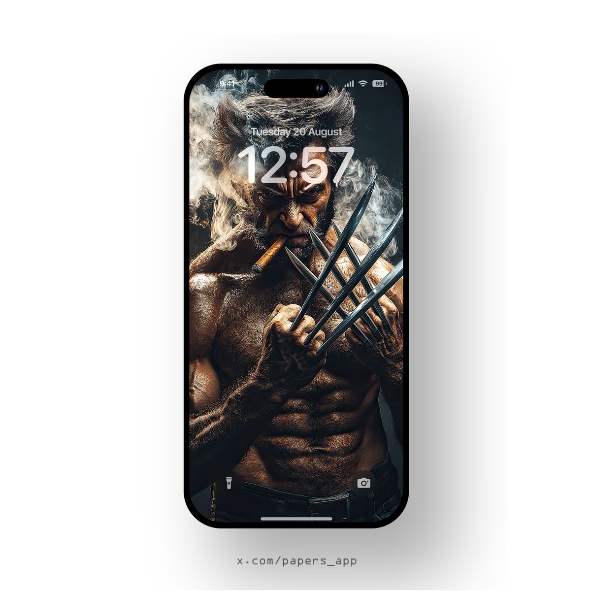 Papers_app's tweet image. Rage sharpened to steel 🔥🗡️#Wolverine #Marvel