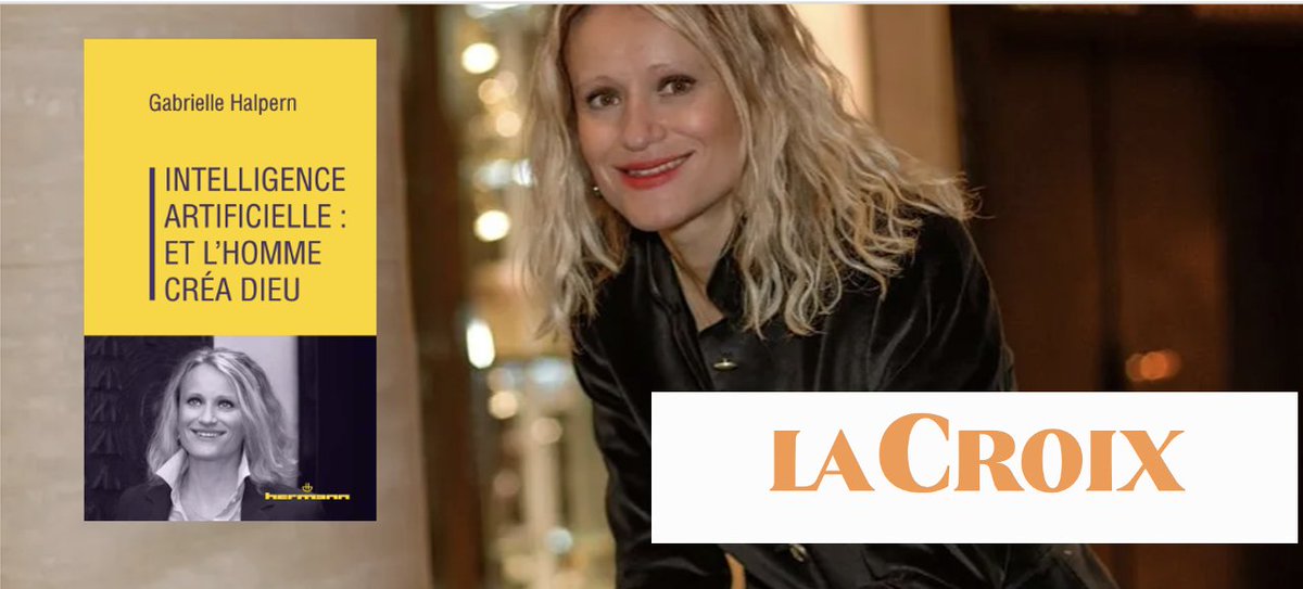 Halpern_G's tweet image. « À l’heure de l’intelligence artificielle, à quoi peuvent encore servir les grands-mères ? »

Retrouvez ma tribune dans @LaCroix à l'occasion de la parution de mon livre "Intelligence artificielle: et l'Homme créa Dieu" #IA #Philosophie #Dieu #chatGPT

👉la-croix.com/a-vif/a-l-heur…