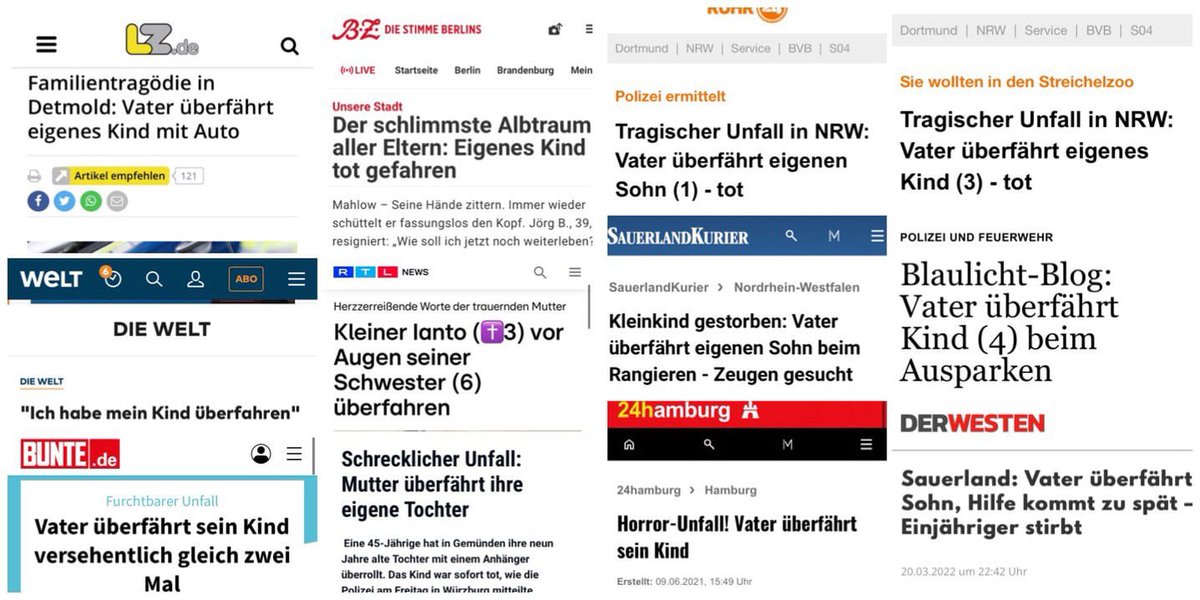 thoolb1's tweet image. "Die meisten #Unfälle passieren im Haushalt."

Ich würde anders argumentieren. In einer Gesellschaft, in der alle #Neon tragen, fällt niemand mehr auf. In einer Politik, die #autoabhängig macht, fällt jeder auf… und jeder #Einzelfall ins Gewicht.
x.com/thoolb1/status…