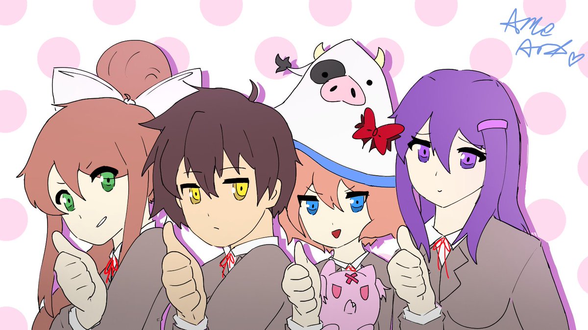 Bean_Centrals's tweet photo. Doki-Suba!?
#DDLC #DokiDokiLiteratureClub https://t.co/sWIGwlnrDw