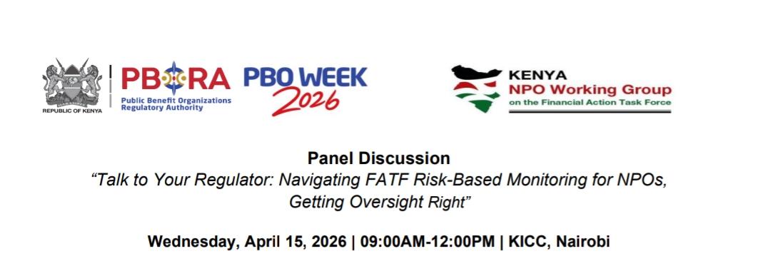 article19eafric's tweet photo. At PBO Week 2026 today:
 Interactive Dialogue Forum, “Talk to Your Regulator: Navigating FATF Risk-Based Monitoring for (NPOs). Getting Oversight Right.”Let’s discuss smart, proportionate oversight that protects the sector while ensuring compliance. https://t.co/XZnzDRne3c