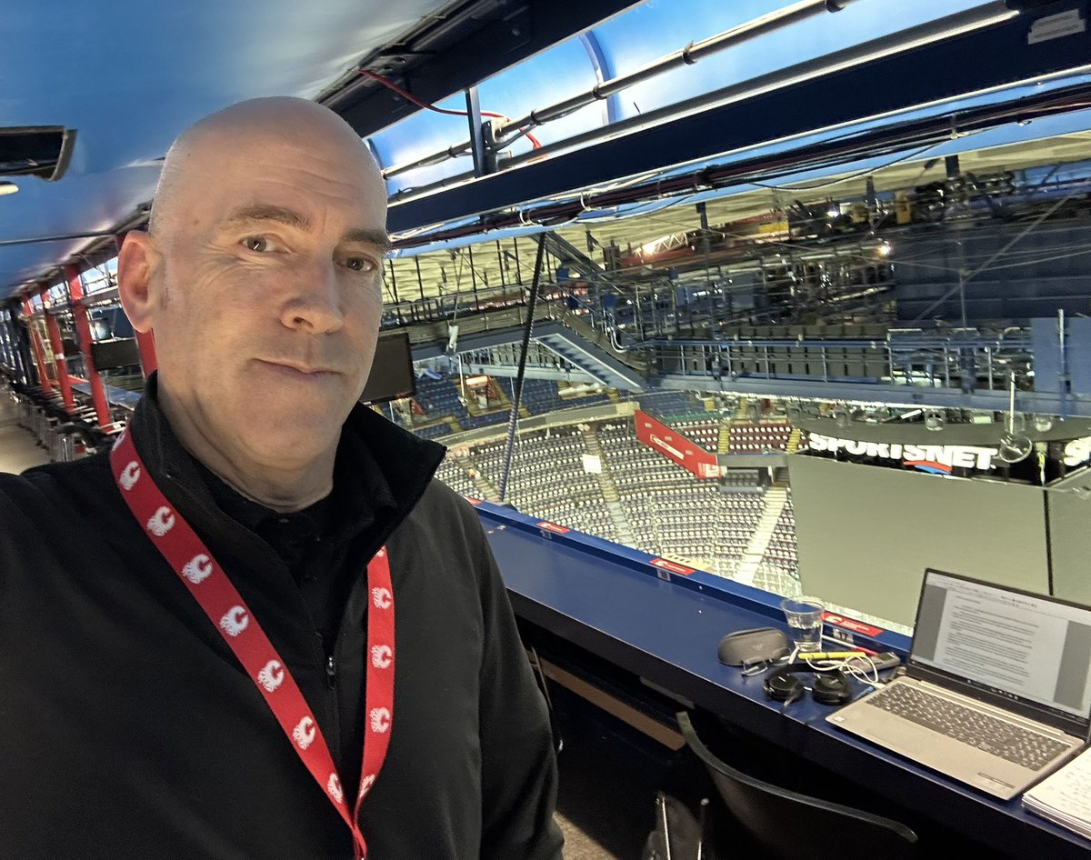 DarrenWHaynes's tweet photo. My 37th year of freelancing at the Saddledome for The Canadian Press is a wrap. After working the past 15 home games, I get Thursday off. Considering I started this side hustle in 1989 while still in J school at MRC, it’s been a long run. Fun gig though and I’ve seen some things. https://t.co/dVr41qedr7