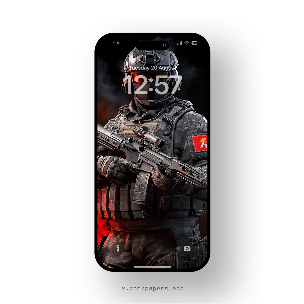 Papers_app's tweet image. Locked, loaded, and fearless 🔥🪖#Soldier #Tactical