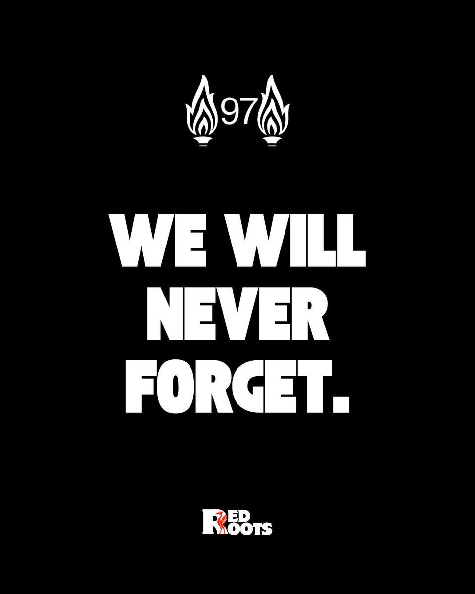 RedRootsLFC's tweet photo. 15th April 1989.

We will never forget the 97 ❤️ https://t.co/OawplbSj0z