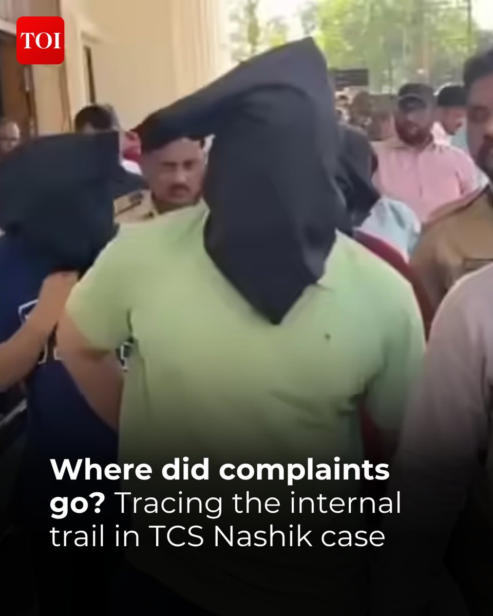 timesofindia's tweet image. #Maharashtra | As multiple sexual harassment allegations arise at Tata Consultancy Services (#TCS)’s #Nashik unit, investigators are now focusing on a critical question: What happened to repeated internal complaints, and who failed to act on them?

More details