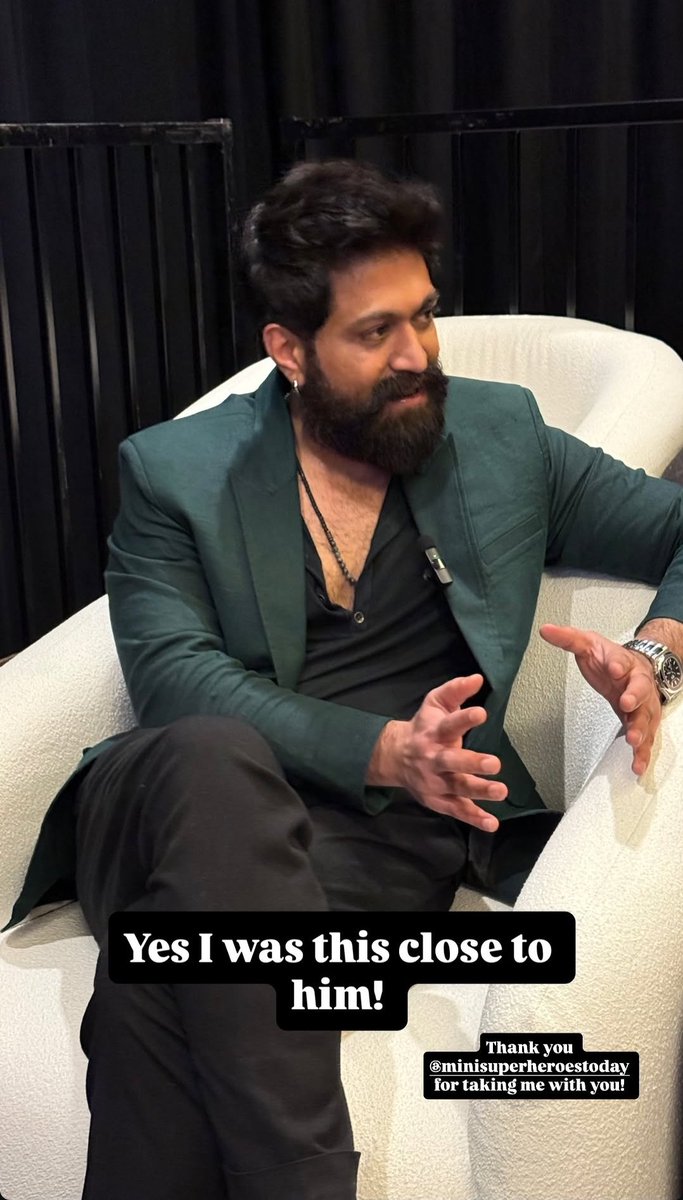 TeamOnlyYash's tweet image. Las Vegas 2nd Day 2nd interview Loading 🔥 

#CinemaCon #fandango
#Yash #Ramayana