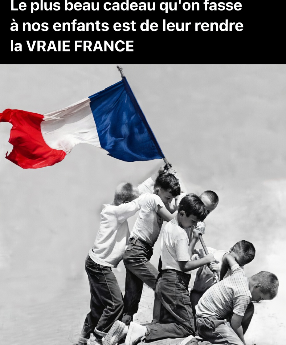 FrancoisDESCAM7's tweet photo. Bon mercredi à tous les enfants... de la Patrie🎶✊
🇫🇷 Les Patriotes
🇫🇷 #Philippot https://t.co/rZpdAHwakz