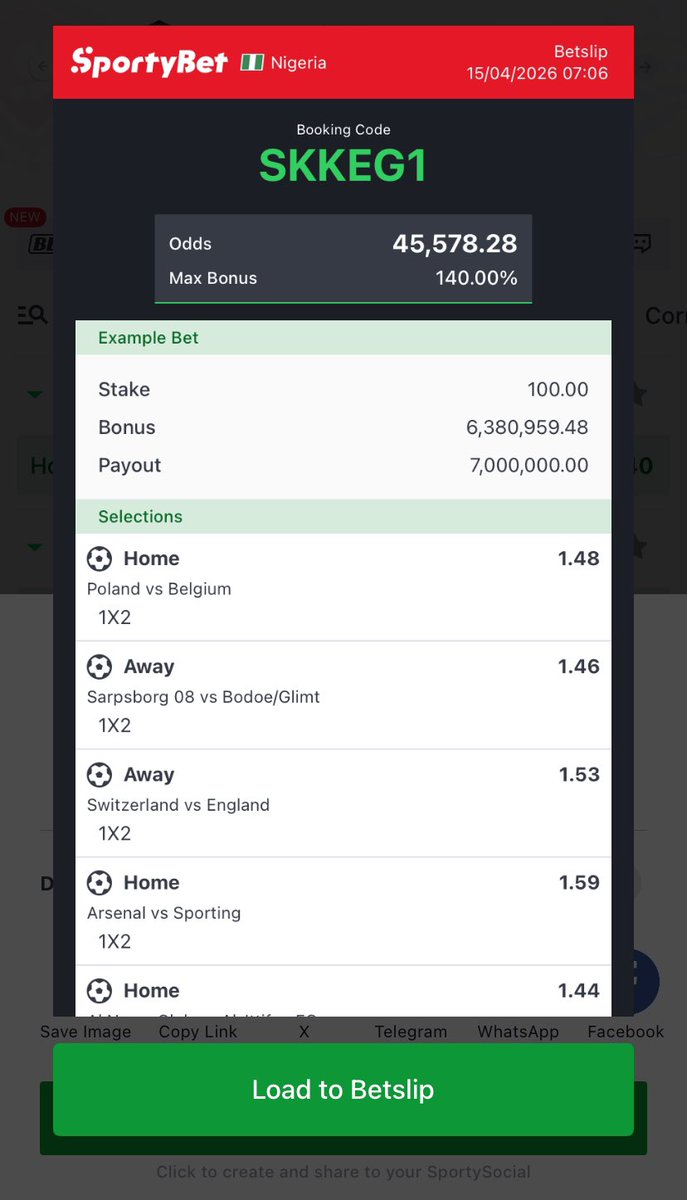 blunttips's tweet image. 45k odds as e dey hot 🔥🔥🔥🔥

SKKEG1

Edit to your taste  ✍🏽 | Bet responsibly 🔞

Green luck 🍀 

#midweek #olmo #AtletiBarça #simone