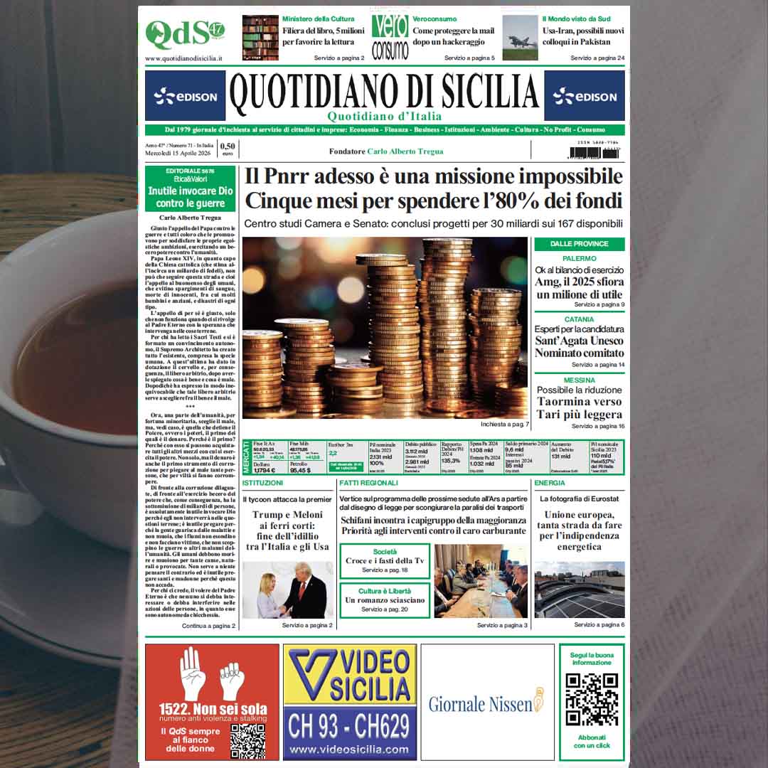 QdSit's tweet image. La prima pagina di oggi
#QDS #QdSNotizie
qds.it