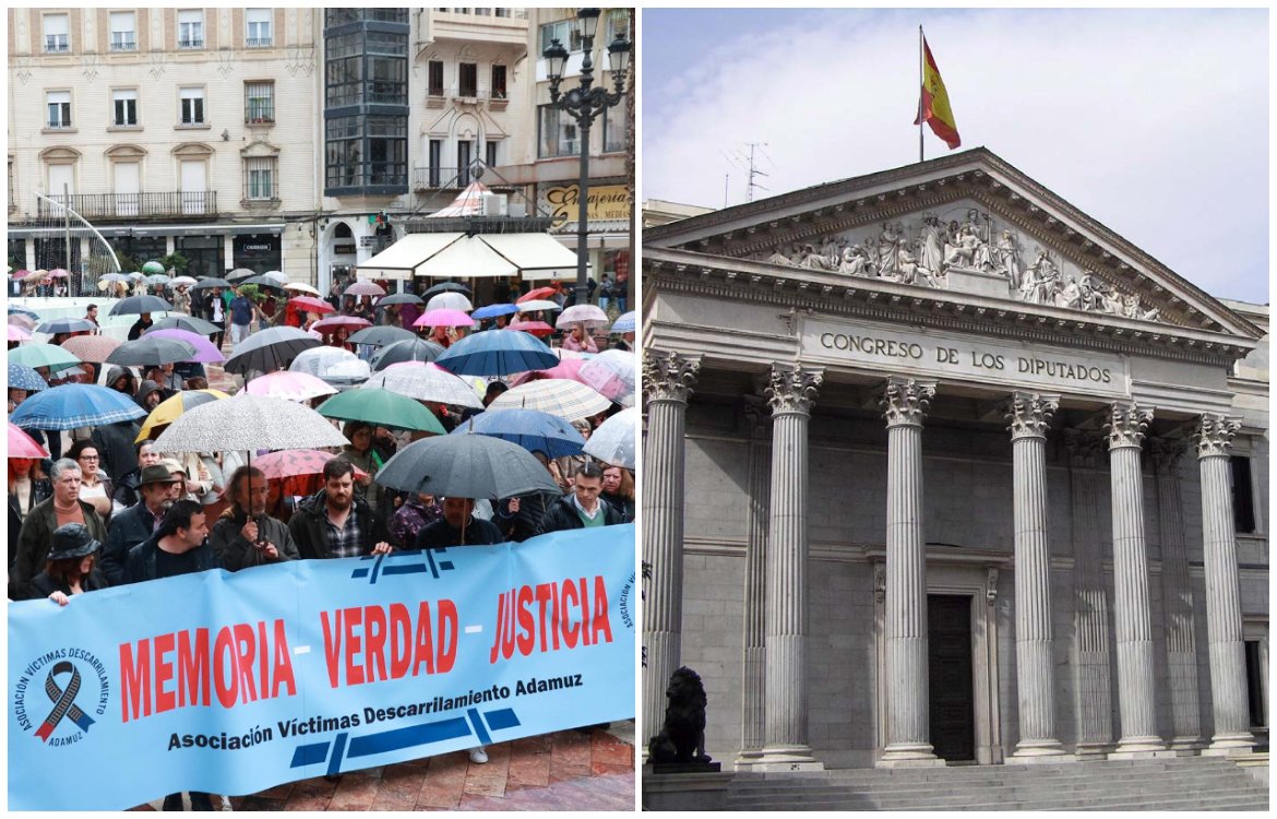 🚨 AHORA MISMO frente al Congreso.

46 familias exigen verdad por Adamuz.

Transportes sabía desde 2022 que el sistema no detectaba roturas de vía. 

Lo sabían. No lo arreglaron. 46 muertos. 
Óscar Puente sigue de ministro. 
🔁 RT si debe dimitir. #Adamuz #OscarPuente #España