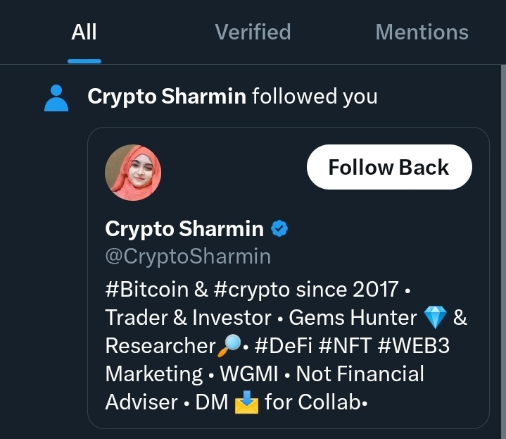 Crypto Sharmin tweet media