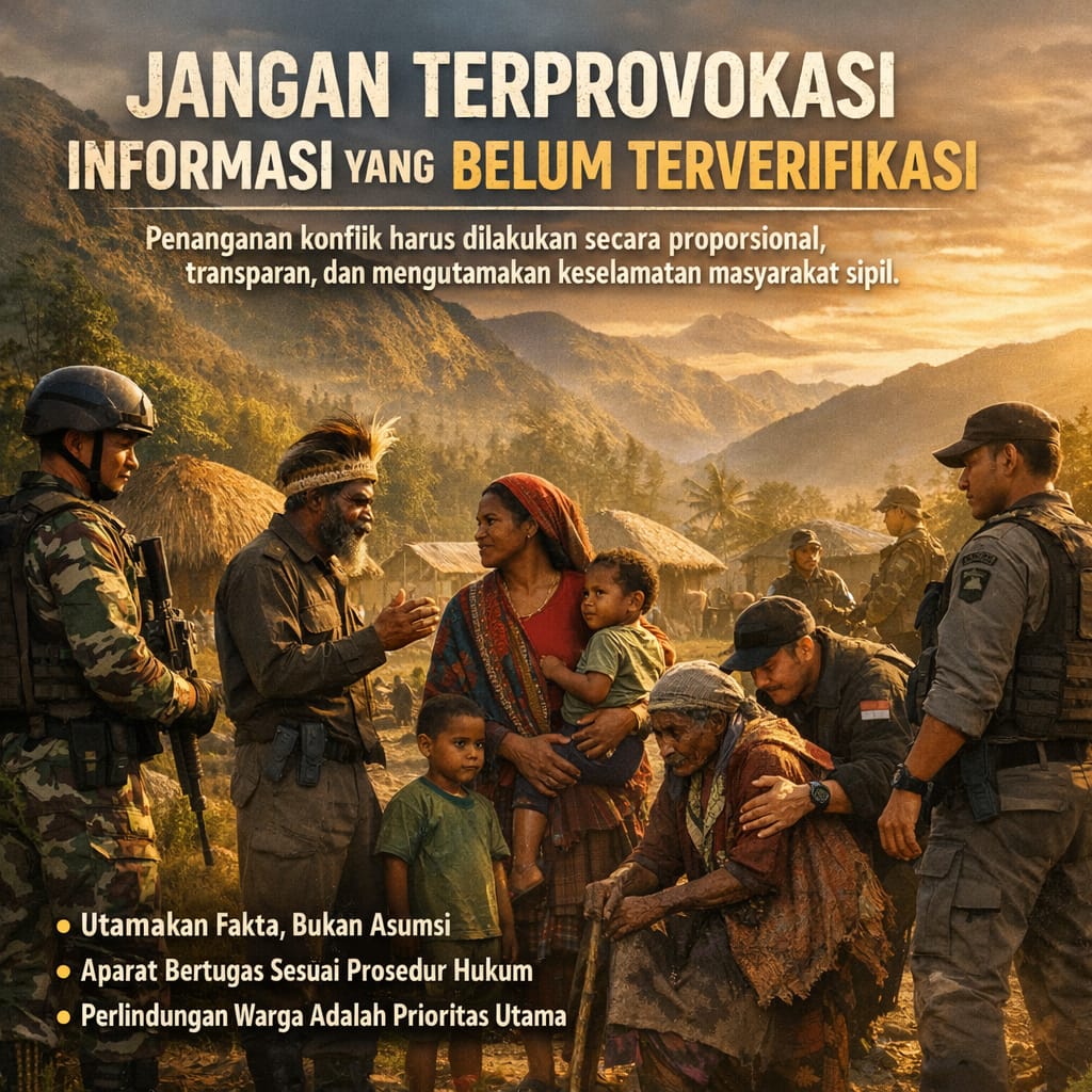 Papua bisa makin damai kalau kita lebih selektif menerima berita, jangan mau dipecah sama hoaks #papuankri #papuaindonesia #PapuaDamai