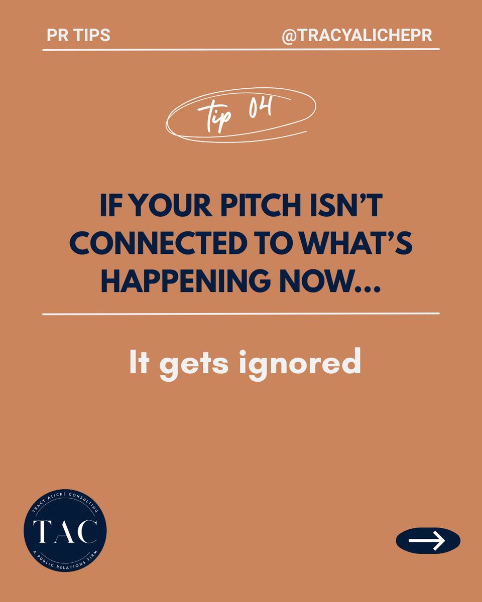 TracyAlichePR's tweet image. “Why now” will always matter more than “what”.

#PRStrategy #FounderVisibility