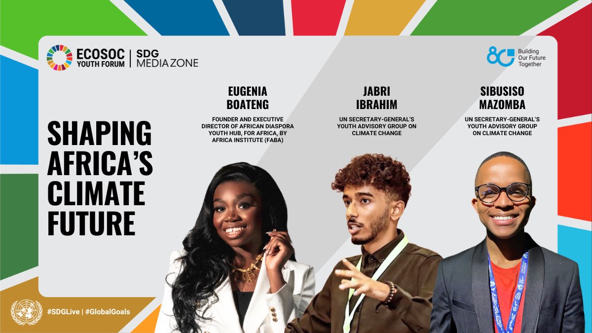 UNinSouthAfrica's tweet image. Africa is warming faster than anywhere on Earth, yet it contributes the least emissions. Meet the youth innovators from South Africa 🇿🇦 &amp;amp; across Africa building climate solutions that could change the continent’s future. #ClimateAction

🔗 bit.ly/sdg-mediazone