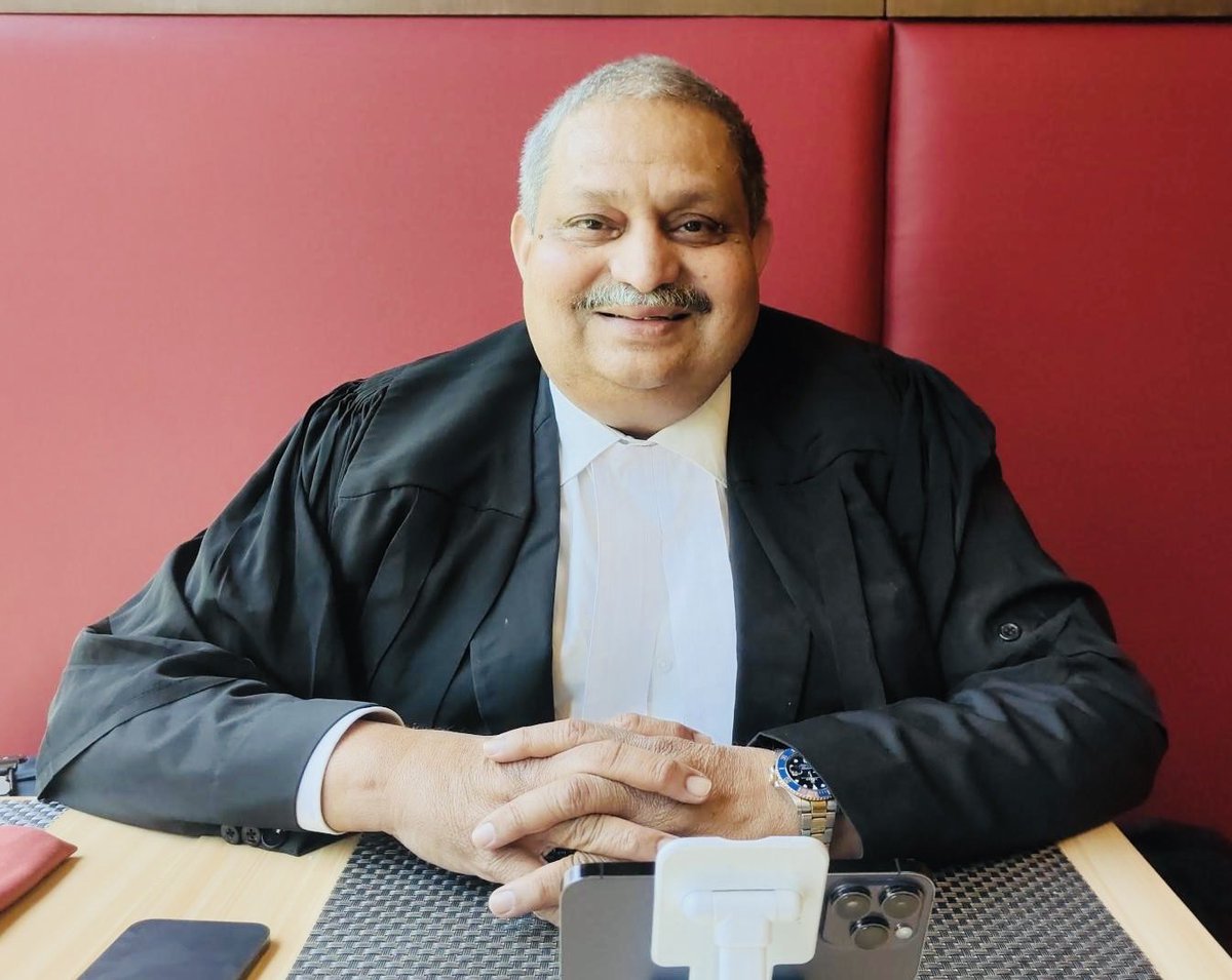 Thanks Capt Sumit for a nice click at Hotel Taj , Dwarka, Delhi on 15.4.26 after my arguments in a matter of Rajasthan High Court, Jaipur through Vedio Conference.