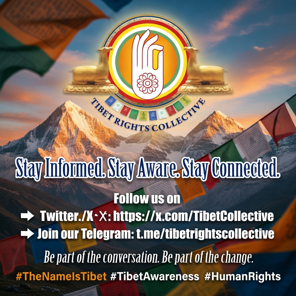 TibetCollective's tweet image. Truth. Insight. Tibet. FOLLOW US 🙏🙏

Follow Tibet Rights Collective (TRC) for sharp analysis, real life stories, and global updates on Tibet.

👉 x.com/TibetCollective
👉 t.me/tibetrightscol…
#TheNameIsTibet #TibetAwareness #HumanRights