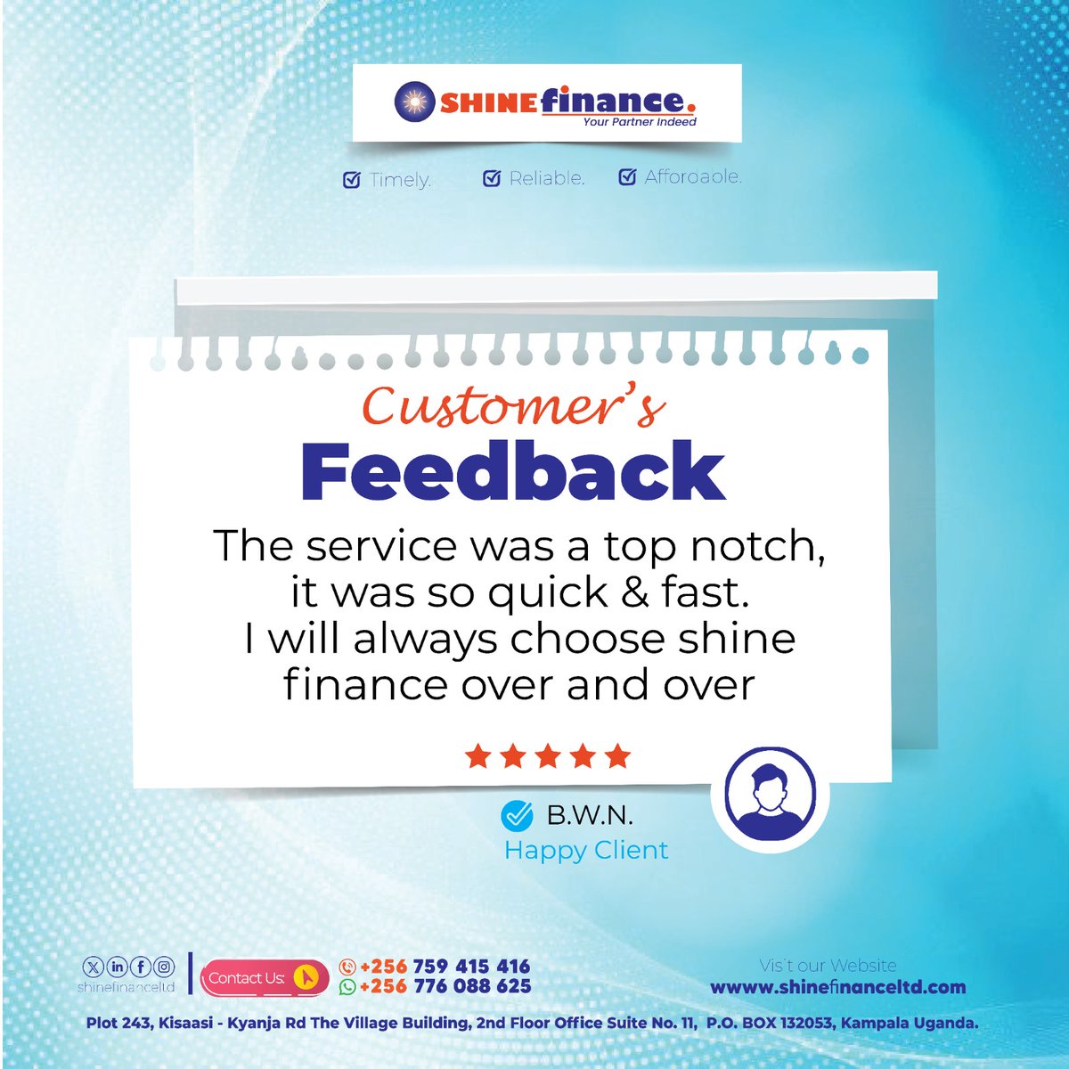 Shine Finance Ltd tweet media