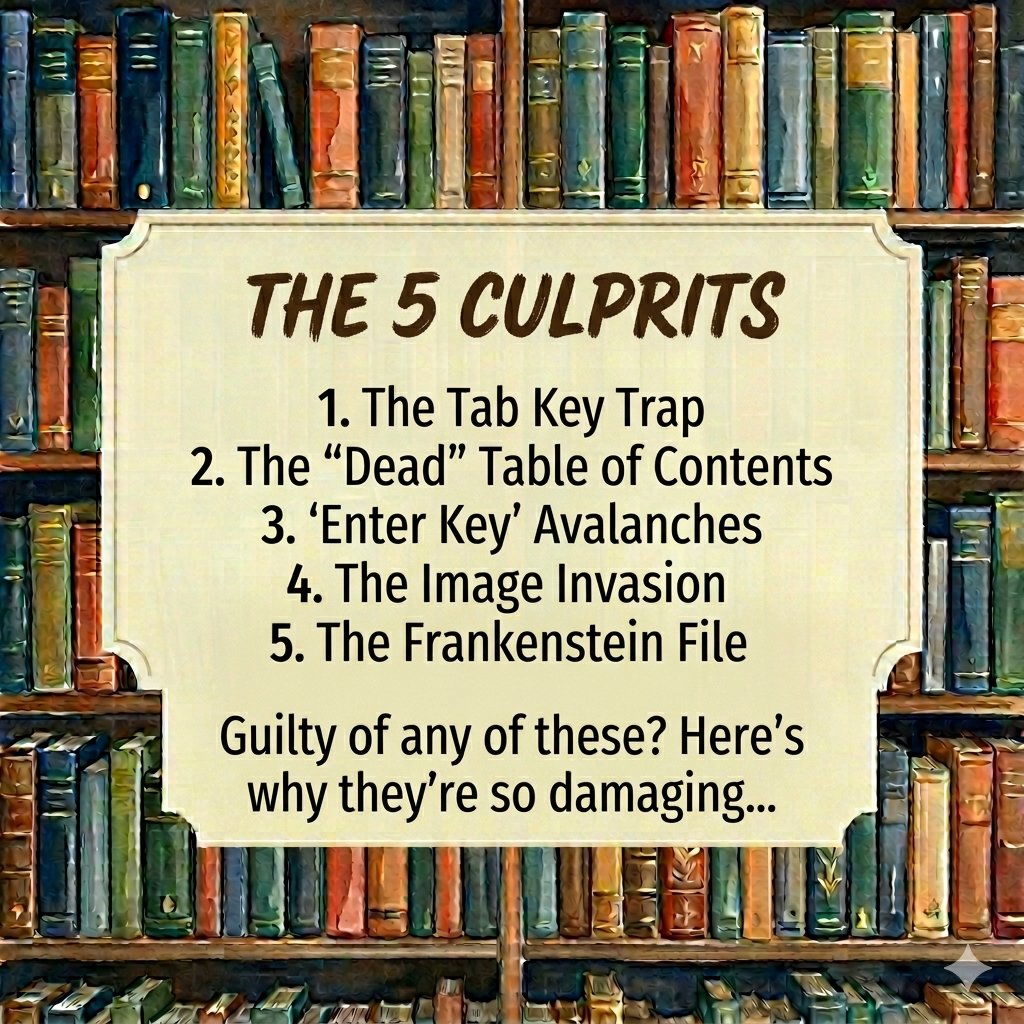 _AtoZConversion's tweet image. Is your book formatting messy? 😥
This can lead to bad reviews, even if your story is great.  Here are the 5 biggest mistakes authors make.
 #BookFormatting #AuthorTips #SelfPublishing #WritingCommunity