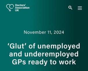 r1chardf1tzg3r1's tweet image. Why Are Politicians Of All Parties Silent On #Unemployed #GPs 

NHS Doctor Replacement 

@wesstreeting @SKinnock @karinsmyth @EdwardJDavey @LibDems 

@drlukeevans @ZackPolanski @TheGreenParty @Nigel_Farage @RhunapIorwerth @mabonapgwynfor @Seculant @AdrianRamsay @BMA_GP @GMB
