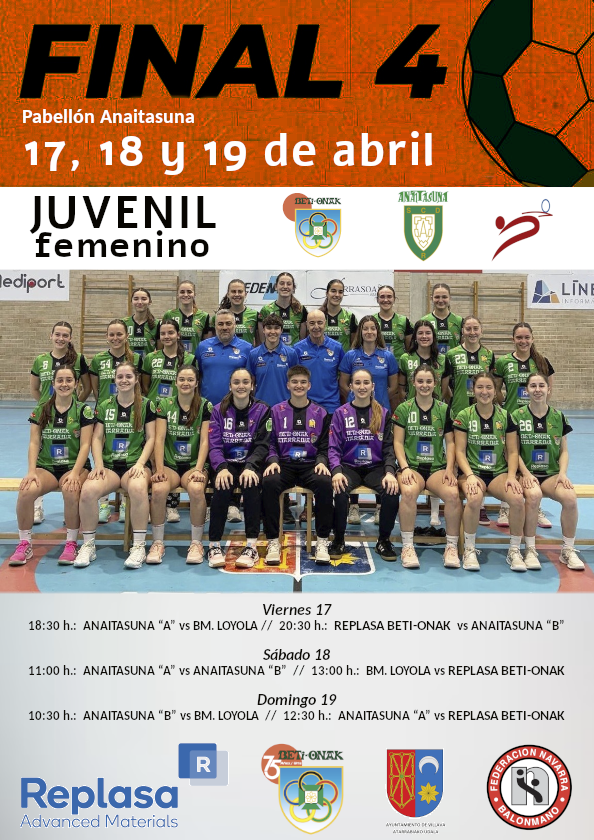 beti_onak's tweet photo. Los equipos Infantil Masculino y Juvenil Femenino disputan este fin de semana la F4 por el Campeonato Navarro y buscan una plaza para el Sector Nacional. Zorte on!!! Te esperamos!!! #AurreraBeti!!! @villavatarrabia @FNBalonmano https://t.co/otAgEbkLv6