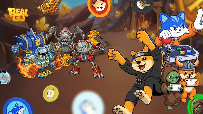 0X_4444's tweet image. 话说小4最近一直在玩RealGo，说实话，真的很上头！

以前玩链游就是做任务拿积分等空投，枯燥得要命。但 @RealGoOfficial 完全不一样，它直接把LBS + AR + Meme IP + 链上资产揉在一起，搞出了一个能真正“玩”的 Meme 3.0 生态。

不是让你为了 Web3 硬玩，而是出门遛狗、走路、逛街，顺手就把 meme