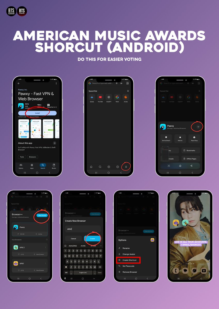 Vote BTS⁷ tweet media