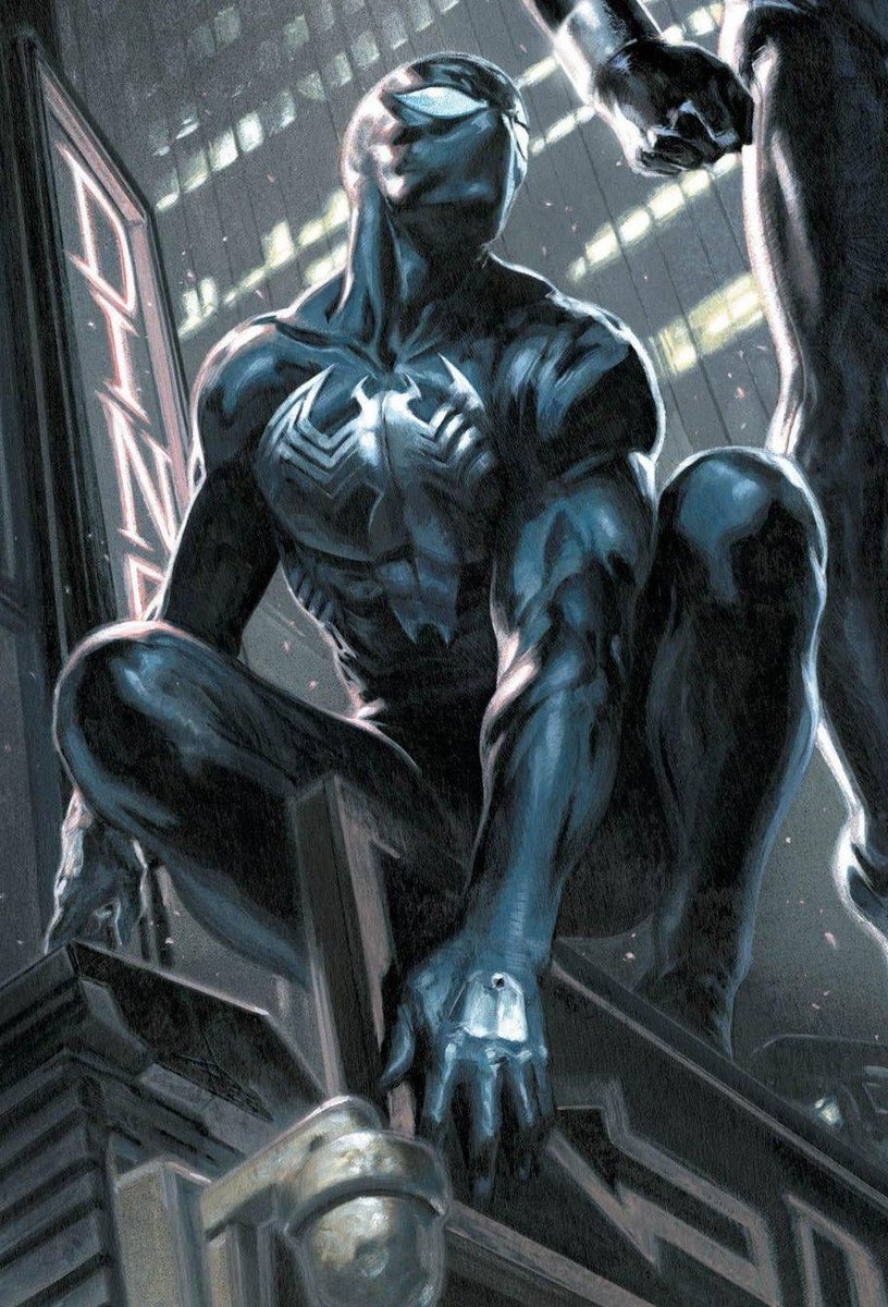 KhaosKontroller's tweet photo. @Saulman11835779 Dell'Otto's symbiote logo is easily the best. Nobody draws this suit better than him imo. https://t.co/NTWA6VfBHM