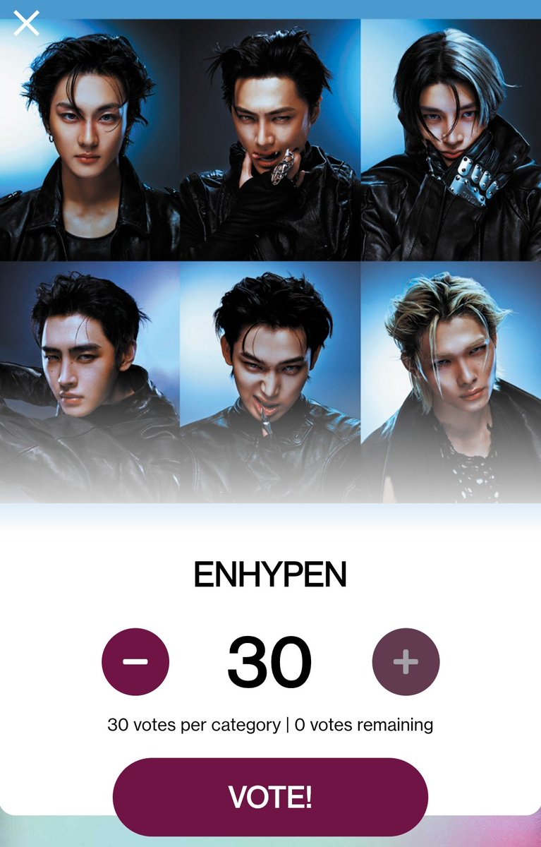 ENHYPEN VOTING TEAM tweet media