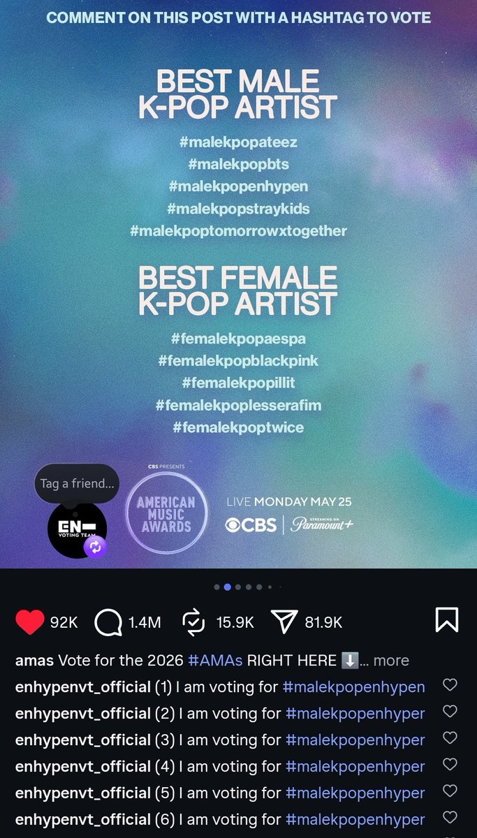 ENHYPEN VOTING TEAM tweet media