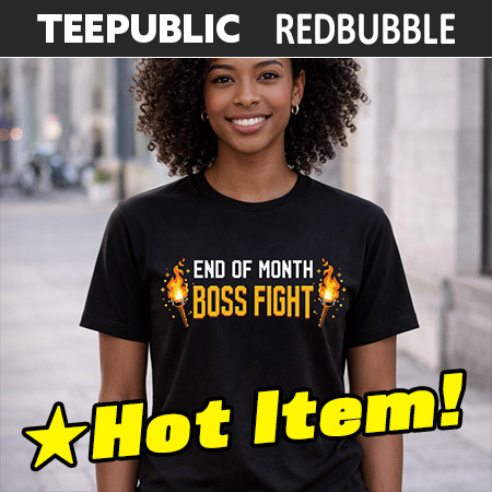 AckeeWolf's tweet image. 🌈Selling now!

End of month = boss fight. 🎮

🔽End of the Month Boss Fight - Funny Pixel Game Typography
 teepublic.com/t-shirt/904677…
 redbubble.com/shop/ap/180010…

#GamerLife #PixelArt #FunnyDesign #Relatable #GraphicTee #GameVibes