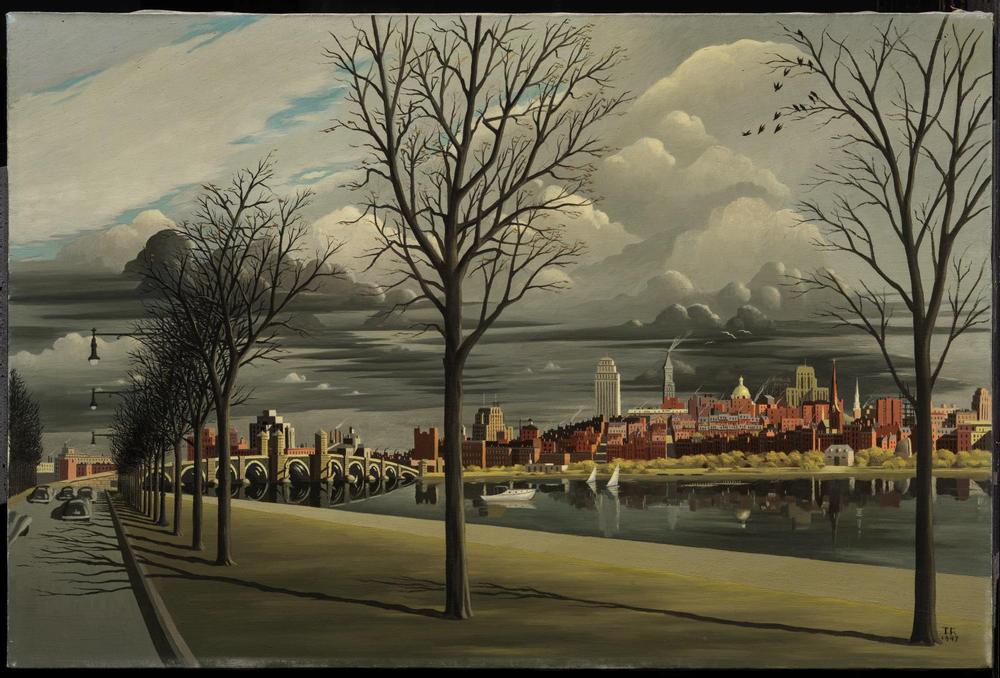 LRonLacy's tweet photo. ‘Beacon Hill’
Thomas Adrian Fransioli (1906-1997). Oil on canvas. 50.8 x 76.2 cm. Boston, Museum of Fine Arts. 1947.
#ThomasFrancioli #AmericanArt #Precisionism #MagicalRealism #BeaconHill #Boston https://t.co/e9Iky3P6iU