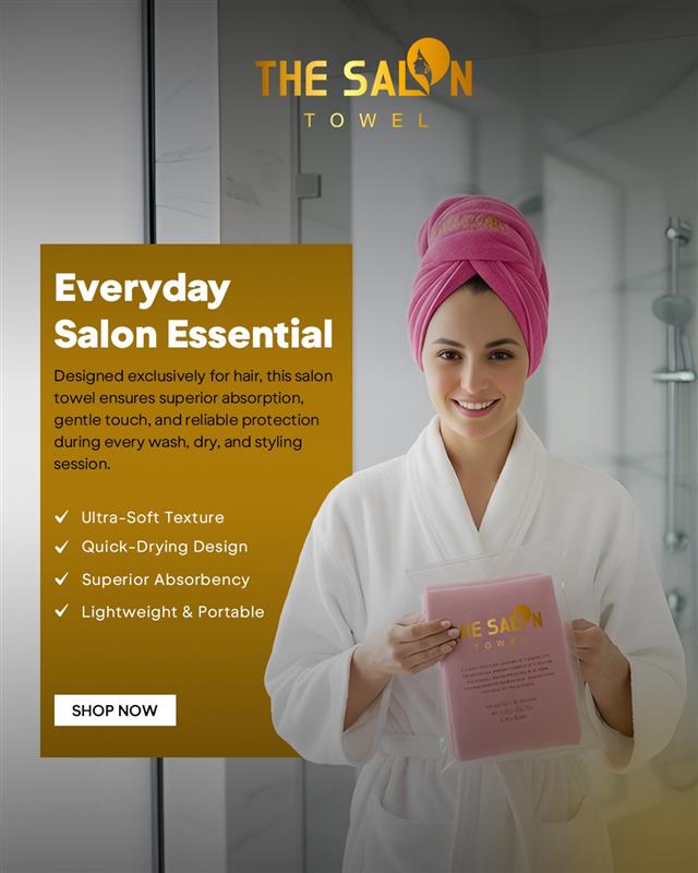 Thesalontowel's tweet image. The Salon Towel — Professional Softness, Salon-Grade Durability 📷📷
Enhance every client experience with The Salon Towel, designed for superior absorbency, plush texture, and lasting strength. 
#TheSalonTowel #SalonEssentials #LuxuryTowels #ProfessionalCare #SoftAndStrong