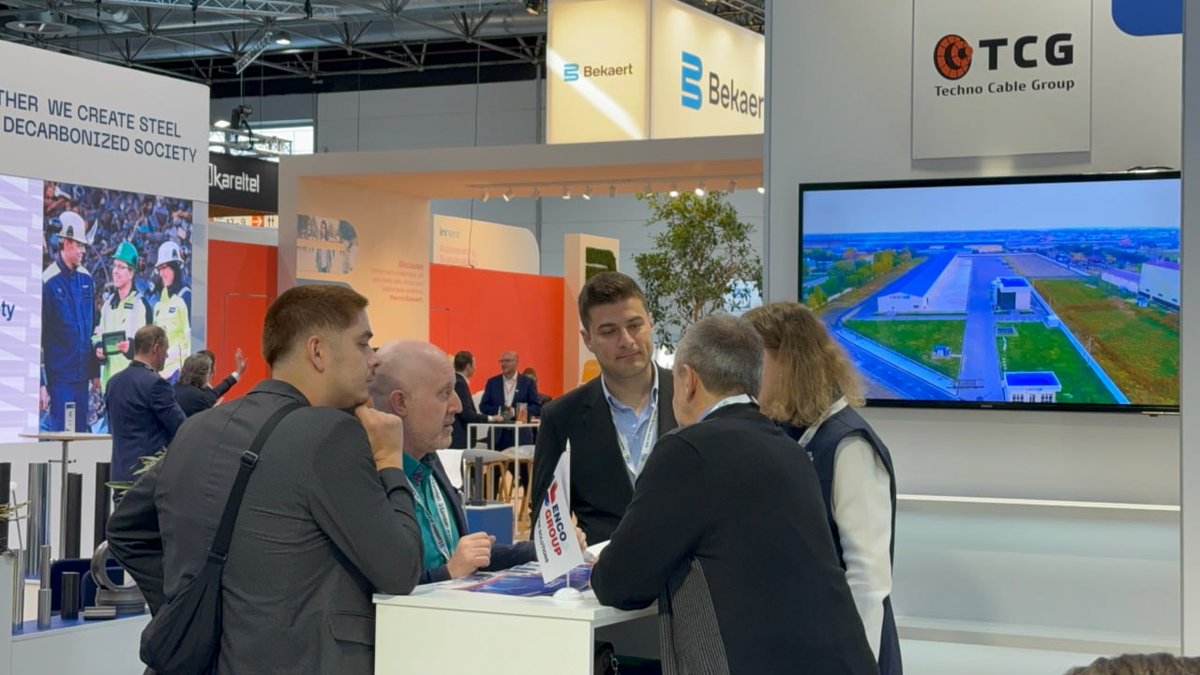 uzeltechsanoat's tweet image. ➡️ #Wire&amp;amp;Tube #Germany

⚡️ “Wire &amp;amp; Tube Düsseldorf 2026” ko‘rgazmasining 2-kuni

➡️ Germaniyaning Dyusseldorf shahrida o‘tayotgan nufuzli xalqaro ko‘rgazmaning ikkinchi kunida "O‘zeltexsanoat" uyushmasi boshchiligida milliy korxonalar faol ishtirok etdi.