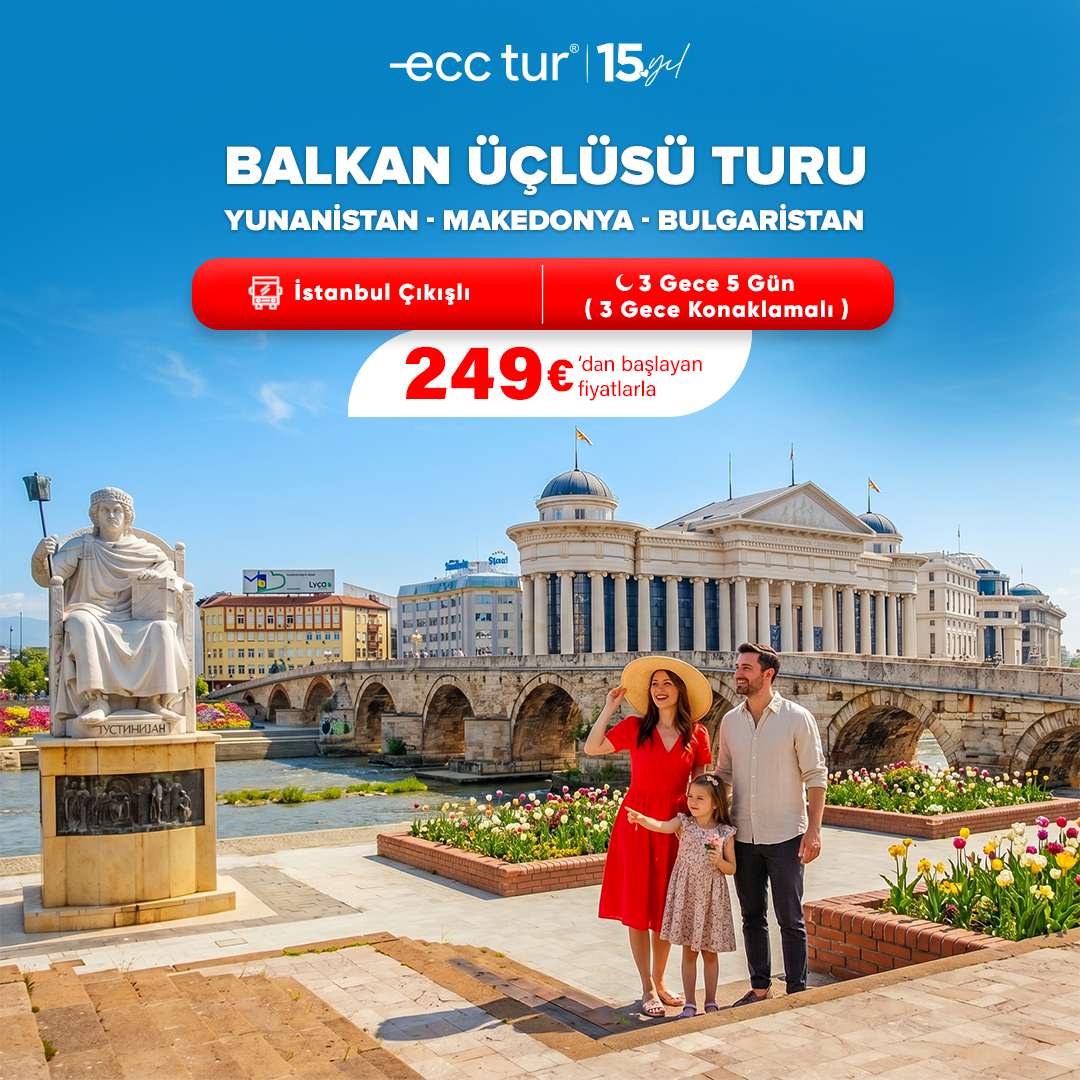 ECCTUR's tweet photo. Tarihin ve kültürün iç içe geçtiği, her köşesinde tanıdık bir hikâye bulacağınız masalsı bir yolculuk başlıyor: Balkan Üçlüsü! 

📞 0850 533 1 333 - https://t.co/u2DiecMwIf

#ecctur #BalkanTuru #birtatildedegilhertatilde https://t.co/QHaqy9QJvt