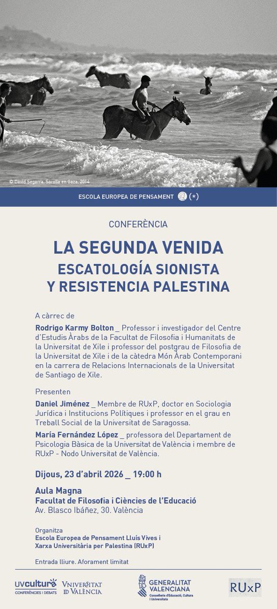 Red Universitaria por Palestina - Valencia tweet media