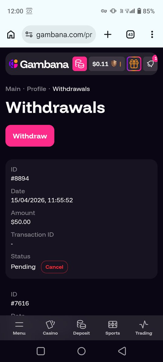 MR_MICHAEL_X's tweet photo. @gambana Just waked Up now 

Put in the withdrawal 
Congratulations FC Barcelona &amp; thanks #GAMBANA 

Let See &amp; my username is MichaelDino https://t.co/prmkgWPntQ